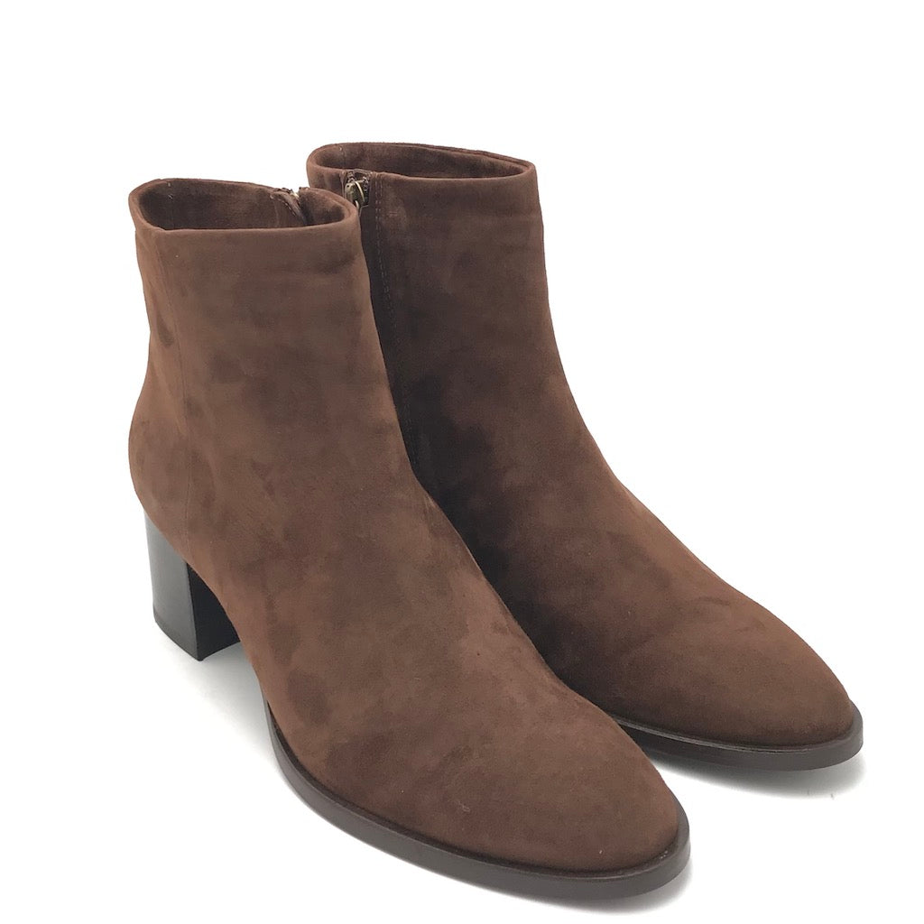 Zulian Calzature Tronchetto classico camoscio marrone Promozione Limitata
