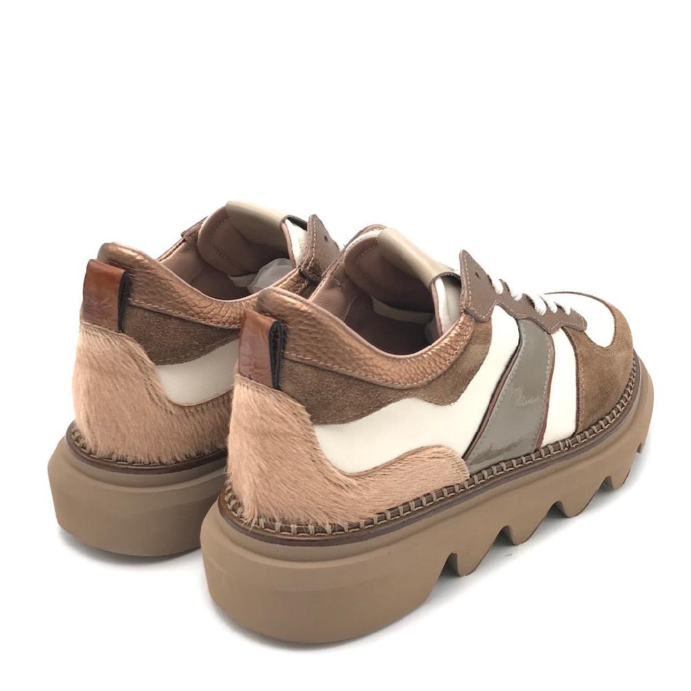Zulian Calzature Sneakers in crosta castagna Shopping Online
