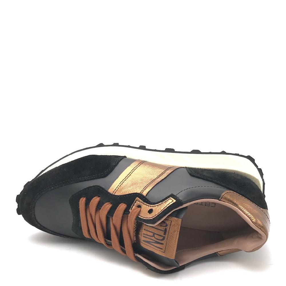 Zulian Calzature Sneakers running nero-bronzo Affare Del Giorno
