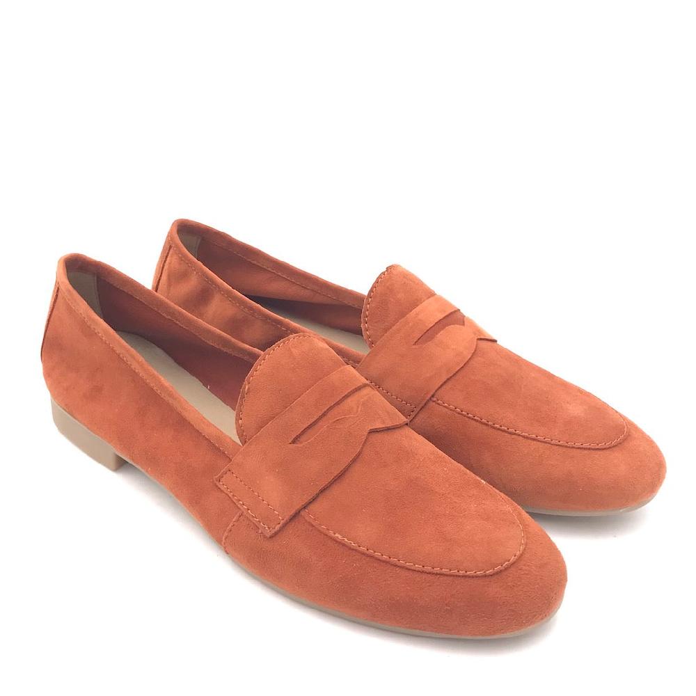 Zulian Calzature Mocassino Sixt velour ruggine Hotsell