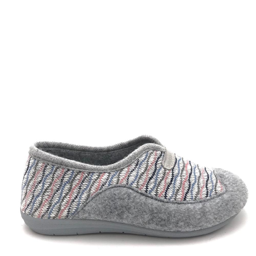 Zulian Calzature Pantofola Reca grigio Offerta per la Festa della Mamma