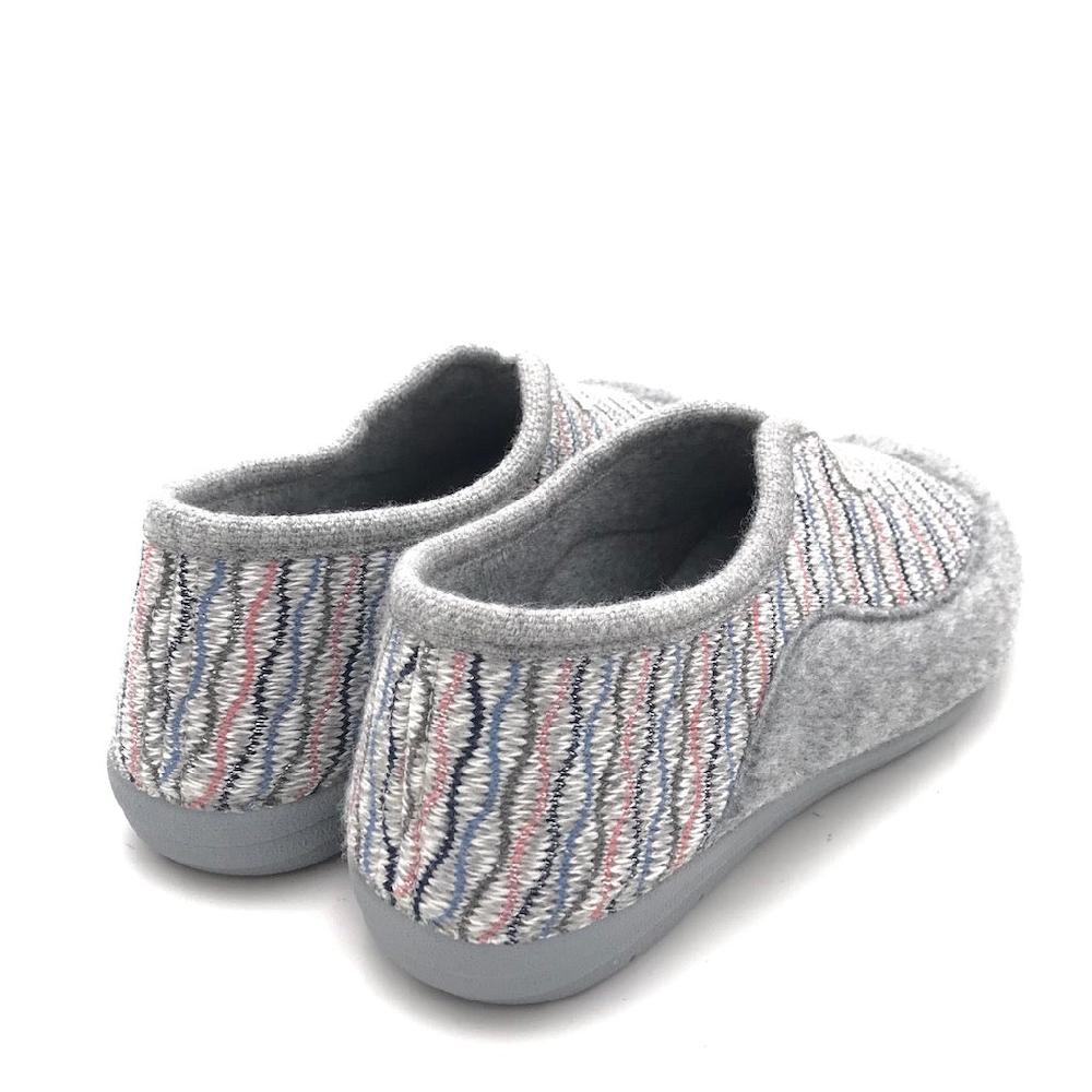 Zulian Calzature Pantofola Reca grigio Offerta per la Festa della Mamma