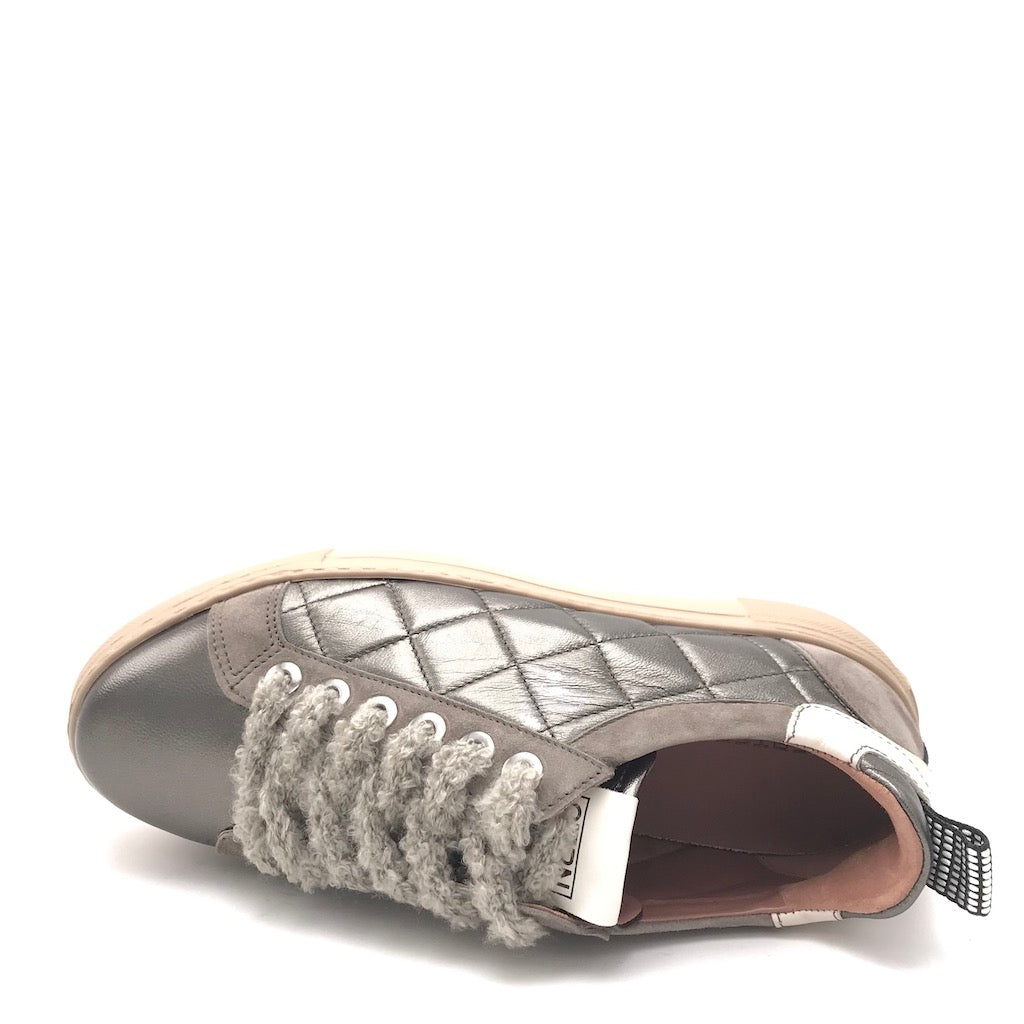 Zulian Calzature Sneakers trapuntata antracite Vendita calda
