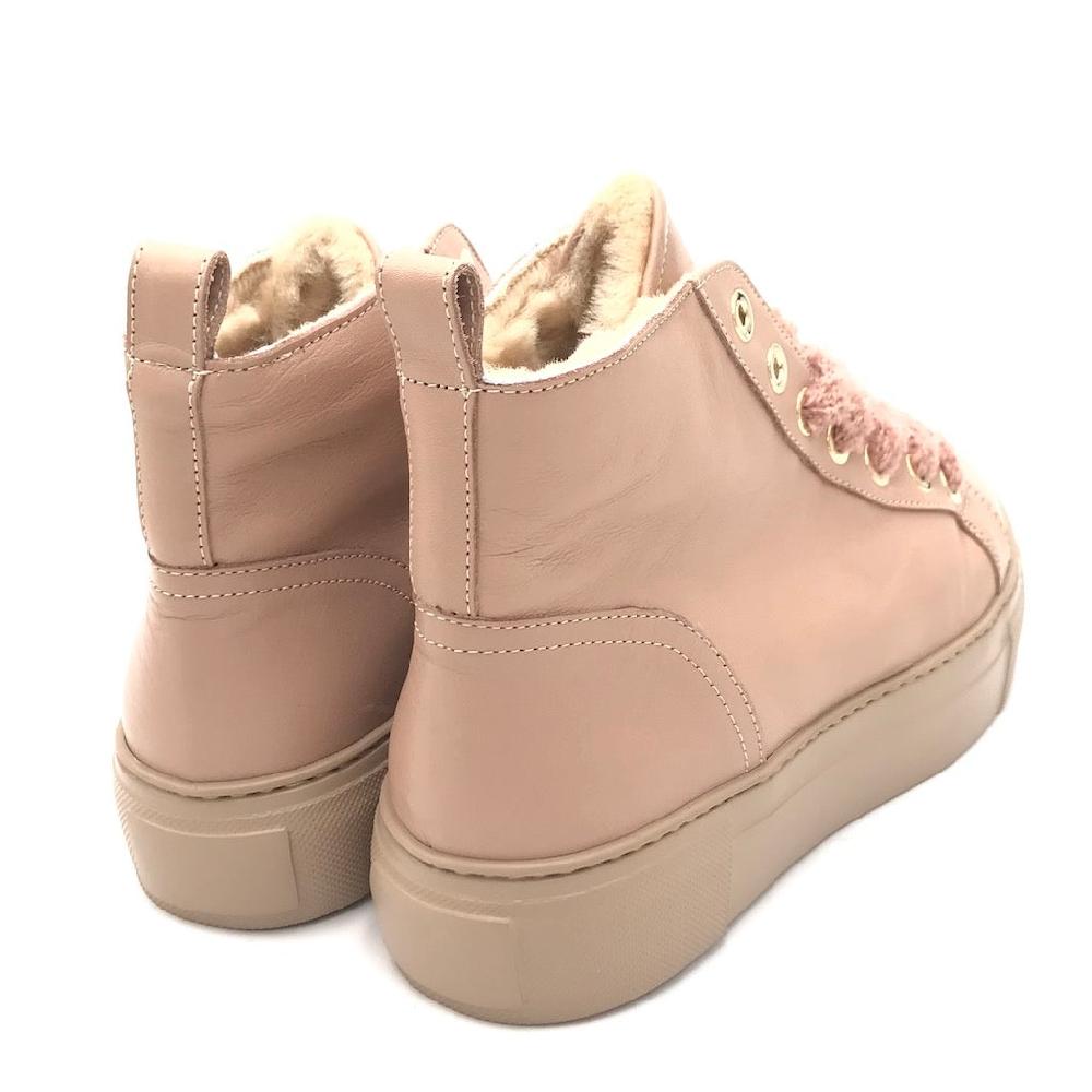 Zulian Calzature Sneakers alta nude Offerta migliore