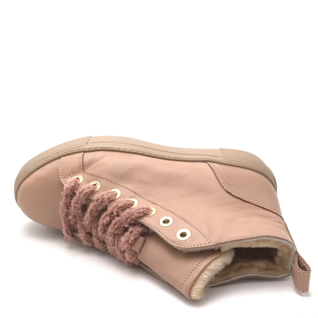 Zulian Calzature Sneakers alta nude Offerta migliore
