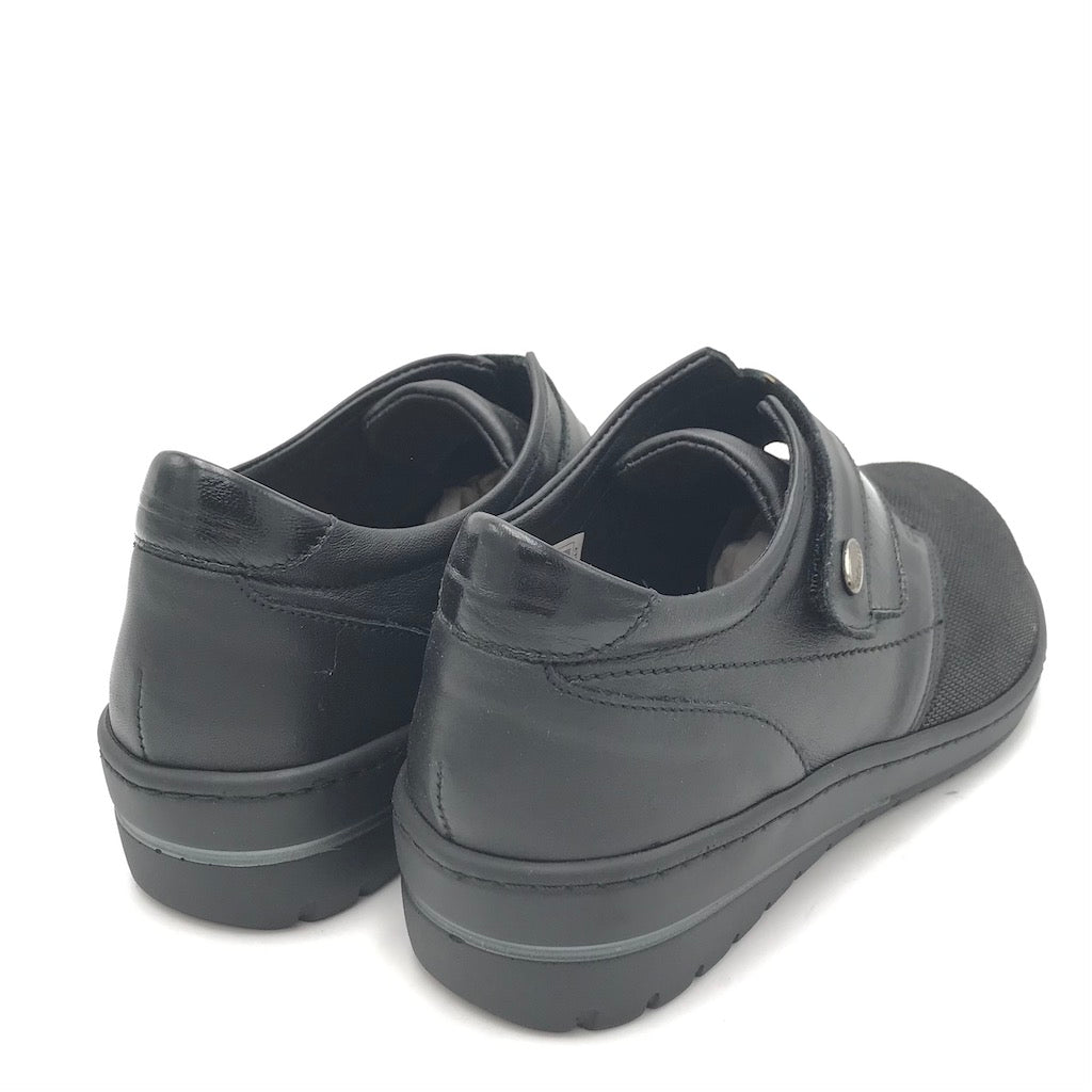 Zulian Calzature Scarpa Nile velcro nera Grandi sconti