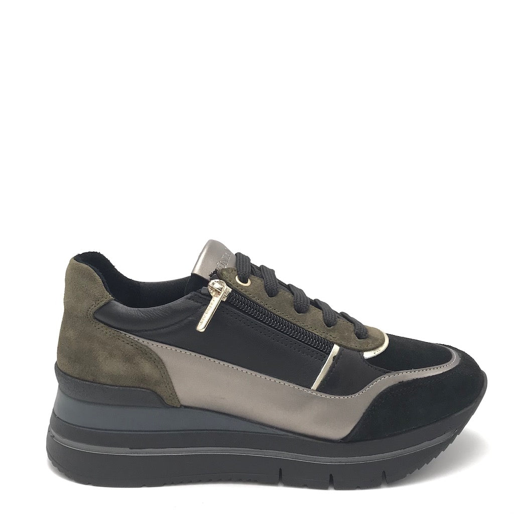 Zulian Calzature Sneakers Shaf oliva-multi Nuovi prodotti