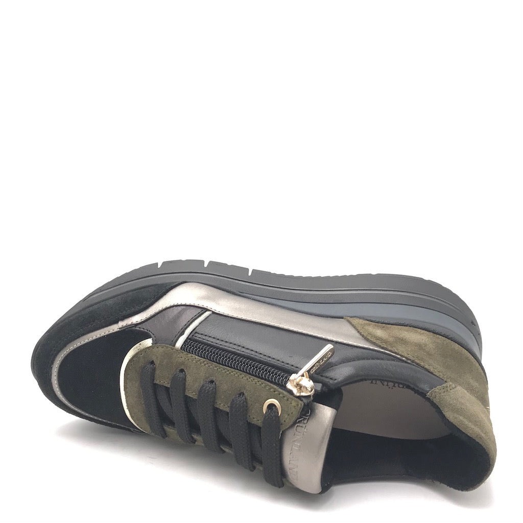 Zulian Calzature Sneakers Shaf oliva-multi Nuovi prodotti