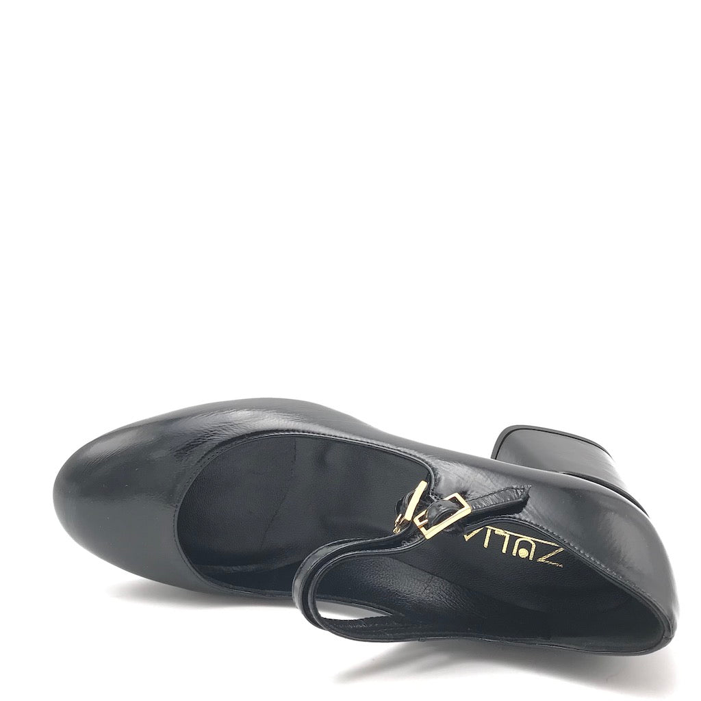 Zulian Calzature Scarpa Zar cinturino nera Offerte speciali