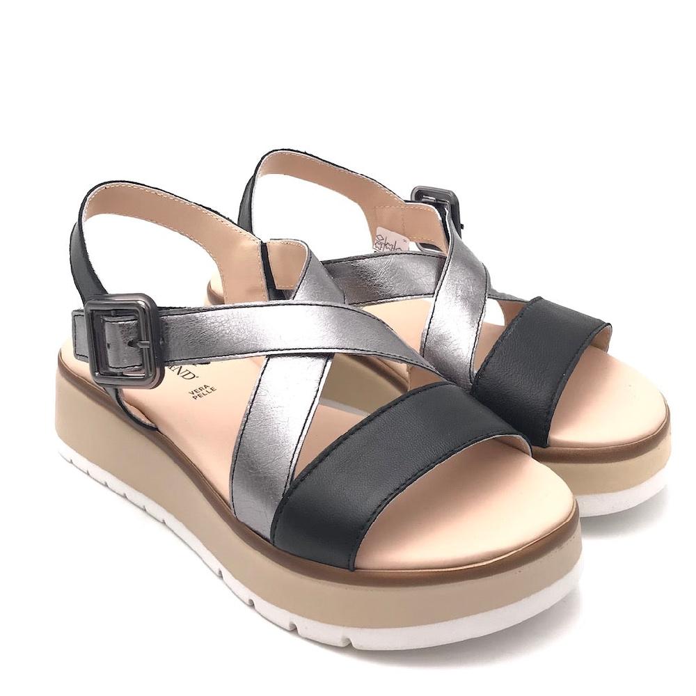 Zulian Calzature Sandalo Fasi nero-fucile Super Saving Price