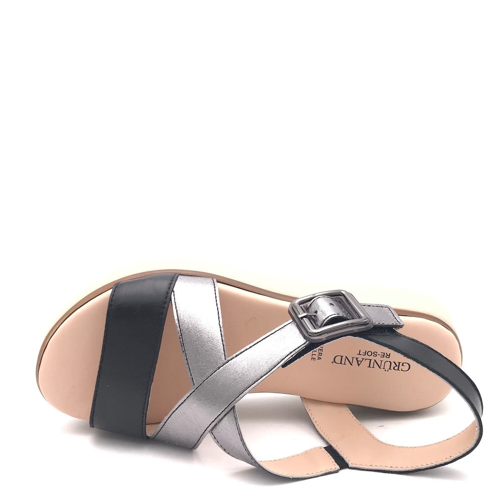 Zulian Calzature Sandalo Fasi nero-fucile Super Saving Price