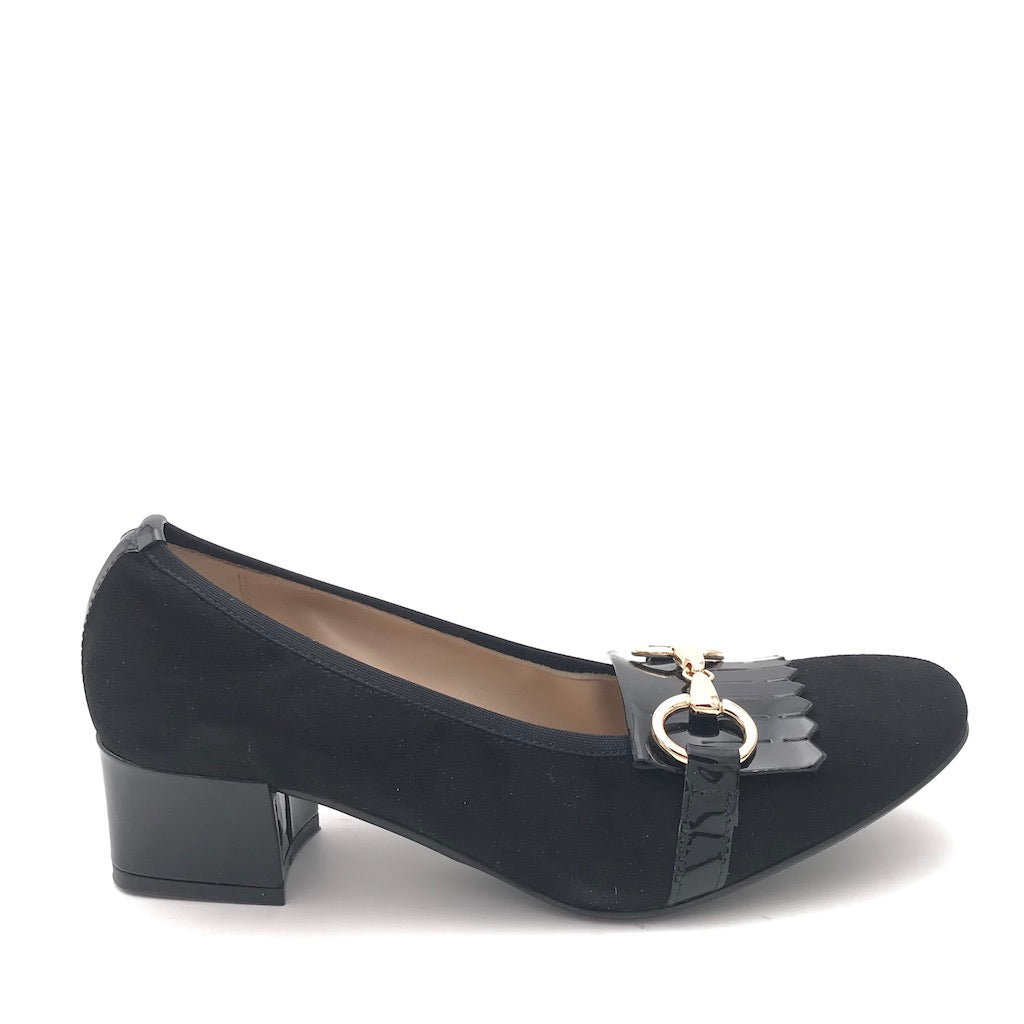 Zulian Calzature Scarpa in camoscio nero Ultimi tre giorni