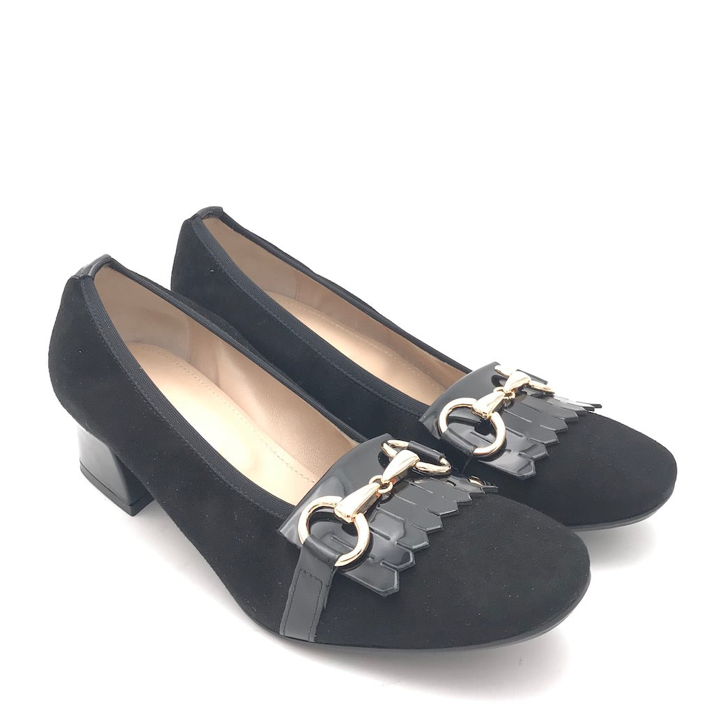 Zulian Calzature Scarpa in camoscio nero Ultimi tre giorni