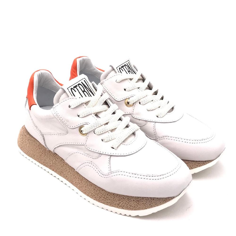 Zulian Calzature Sneakers running total white Ultimi due giorni