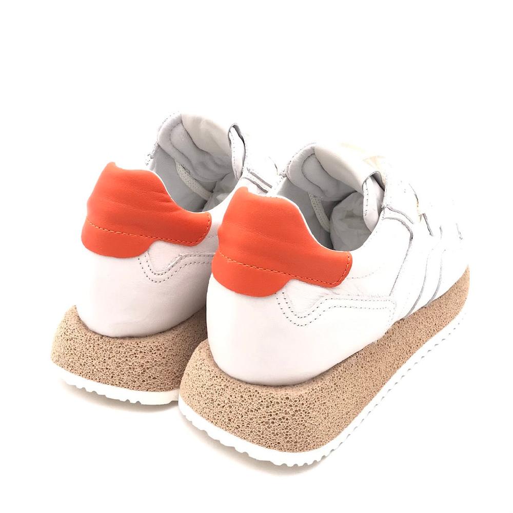 Zulian Calzature Sneakers running total white Ultimi due giorni