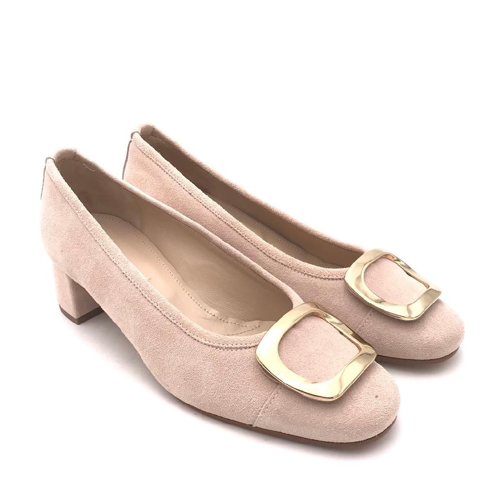 Zulian Calzature Ballerina in camoscio pesca Offerta speciale della fabbrica