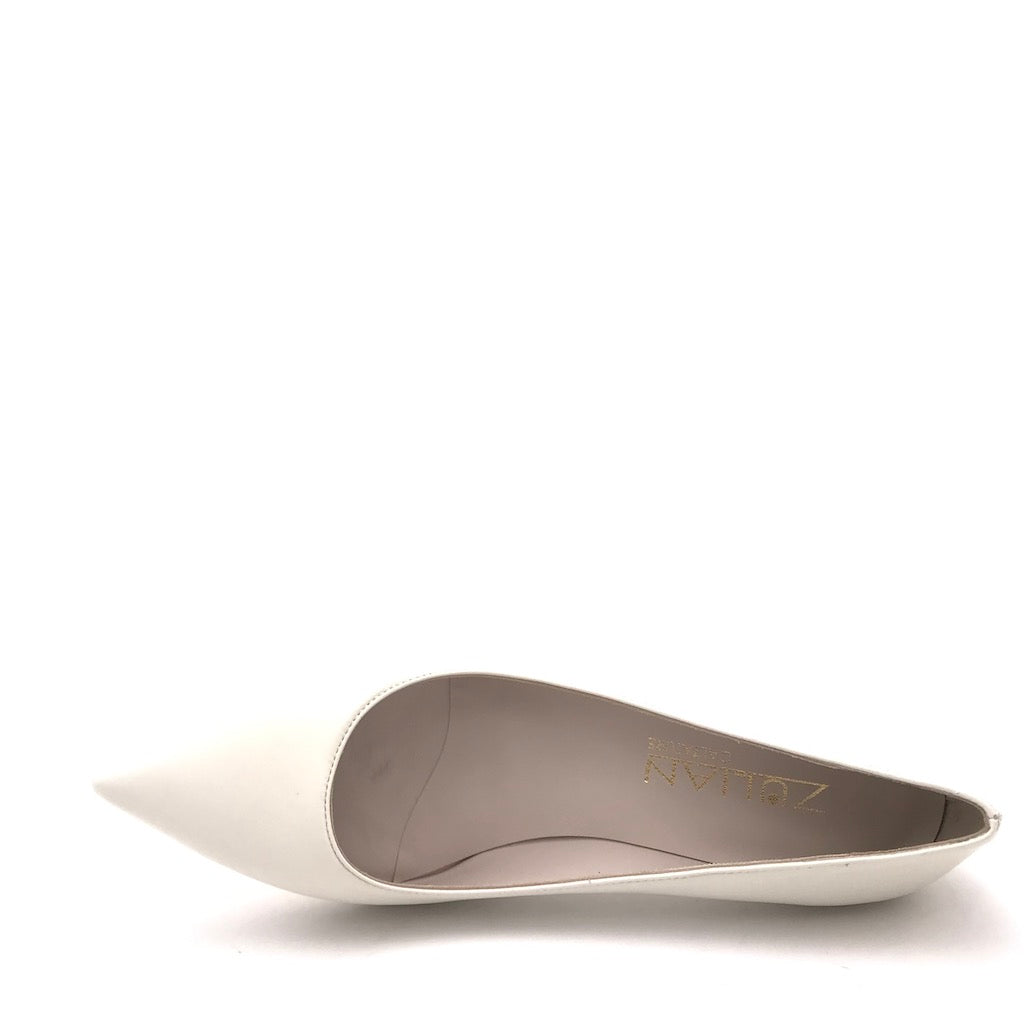 Zulian Calzature Decolletè Lory in nappa avorio Super sconto