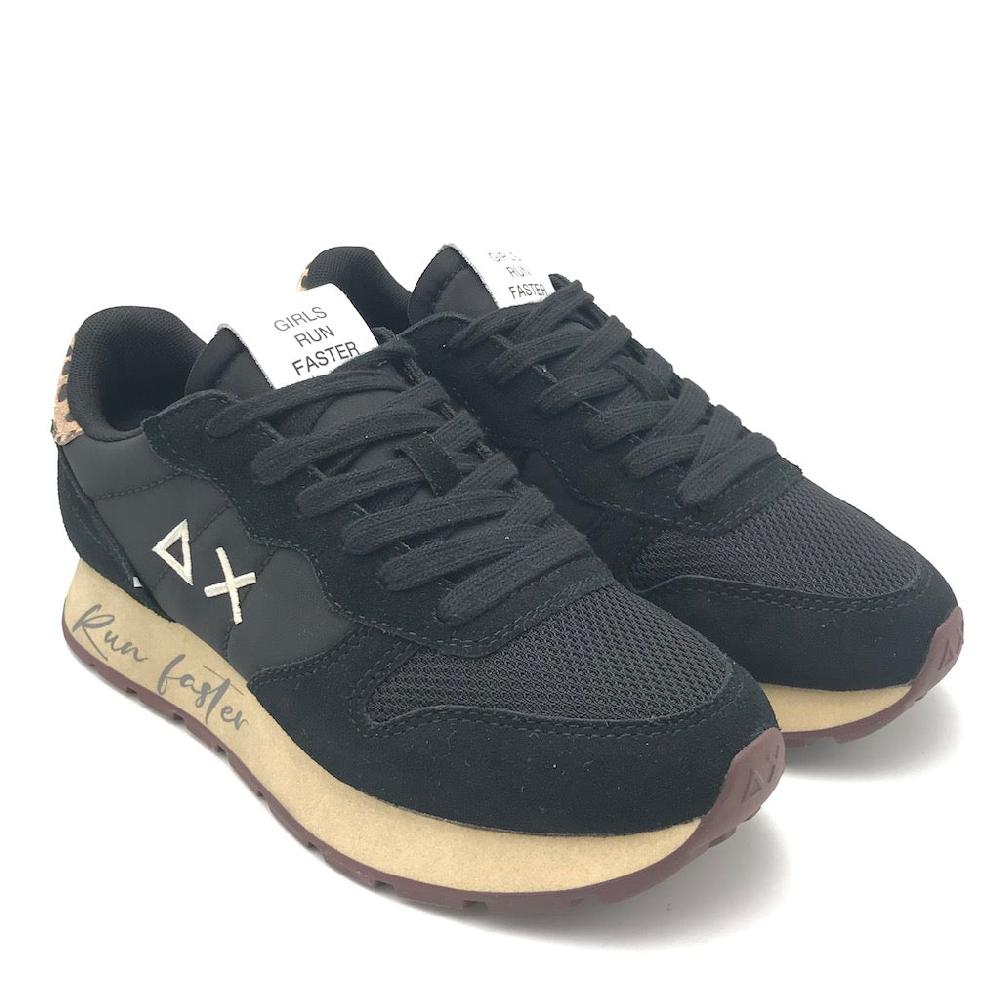 Zulian Calzature Sneakers Big Stargirl mix material nero Black Friday Prezzi
