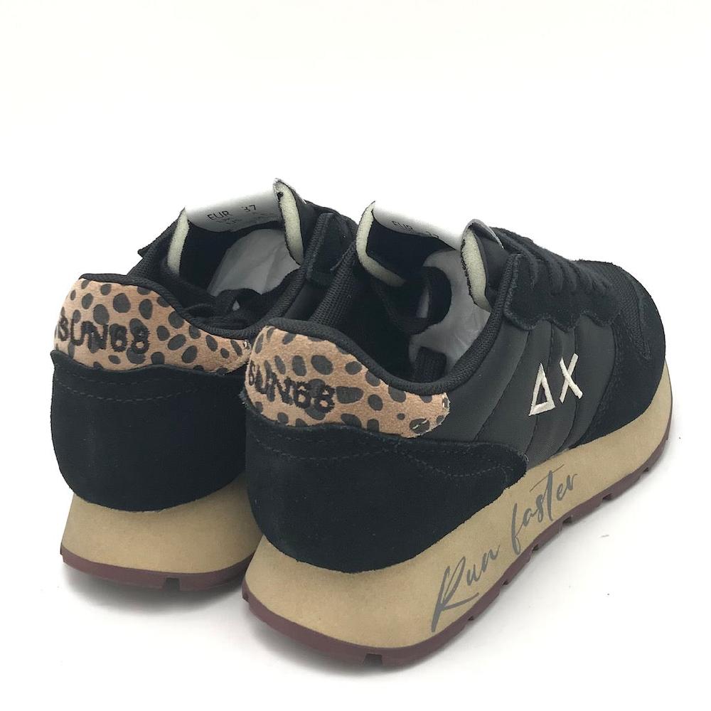 Zulian Calzature Sneakers Big Stargirl mix material nero Black Friday Prezzi