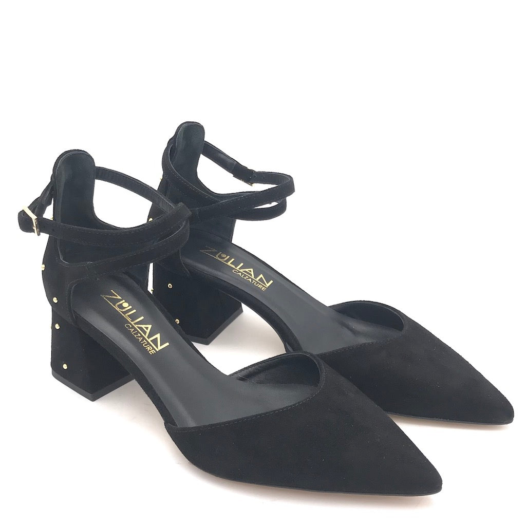 Zulian Calzature Scarpa Lerici camoscio nero In Linea