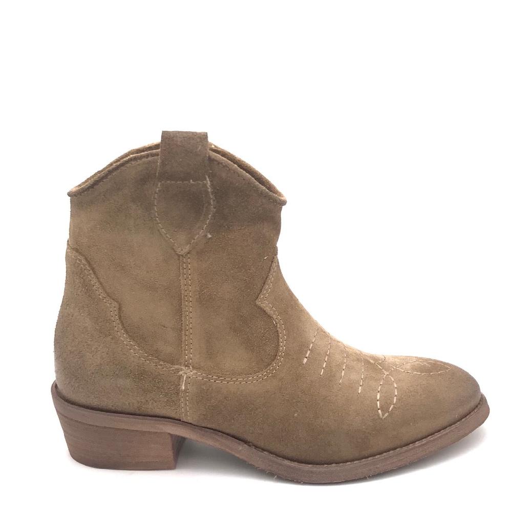 Zulian Calzature Texano in crosta tortora Nuovo