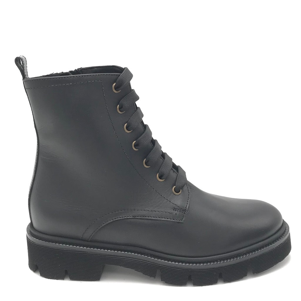Zulian Calzature Anfibio in vitello nero Promozione Limitata