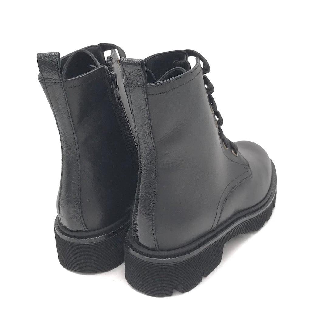Zulian Calzature Anfibio in vitello nero Promozione Limitata