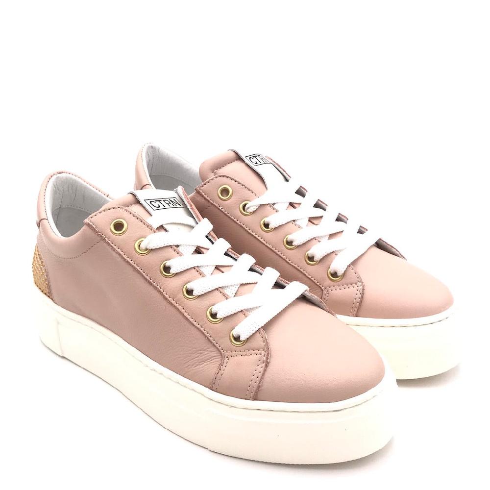 Zulian Calzature Sneakers in pelle rosa cipria Convenienza