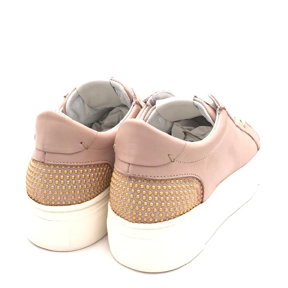 Zulian Calzature Sneakers in pelle rosa cipria Convenienza
