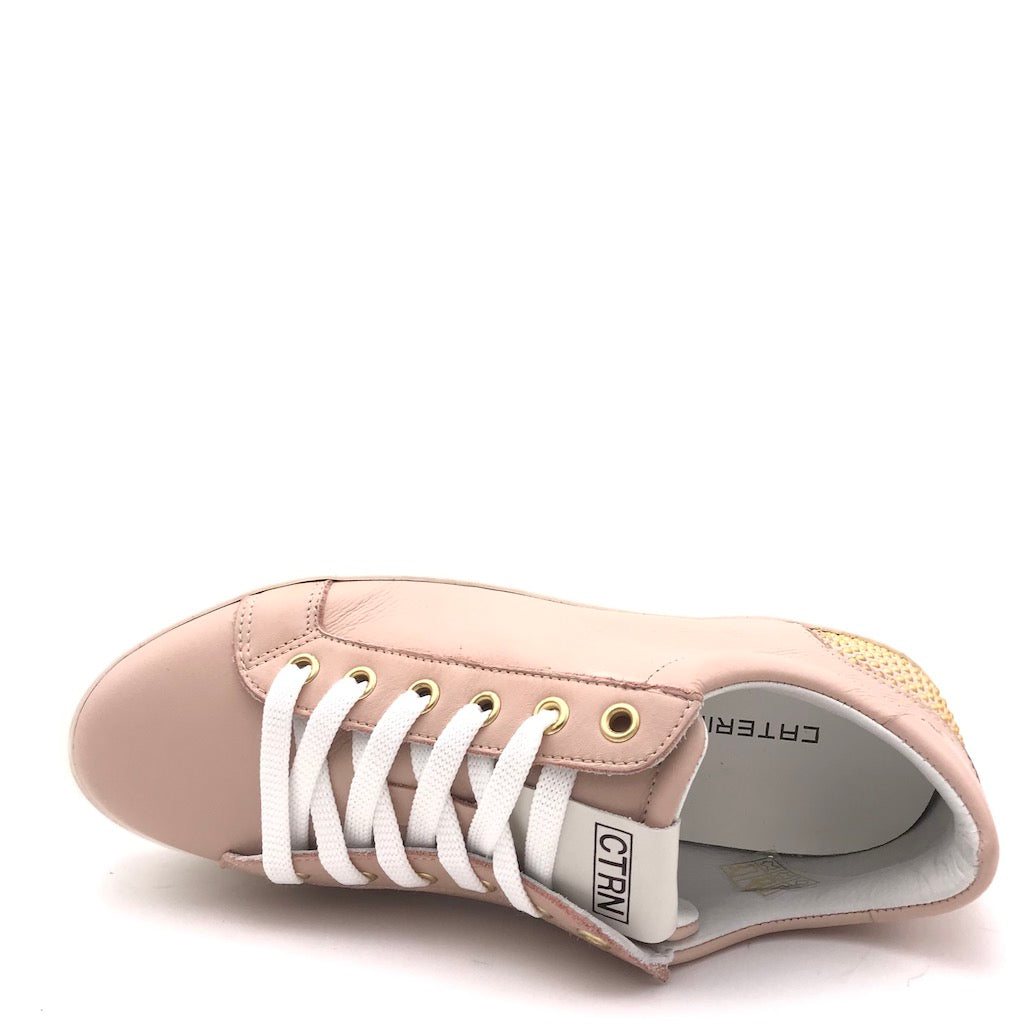 Zulian Calzature Sneakers in pelle rosa cipria Convenienza