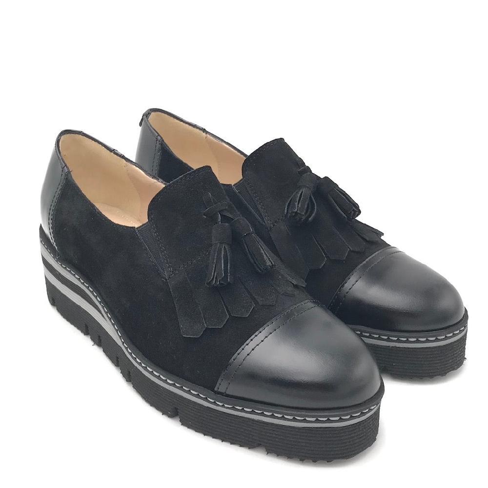 Zulian Calzature Scarpa accollata nera Shopping online