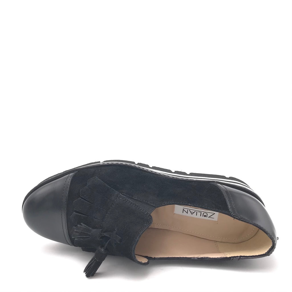 Zulian Calzature Scarpa accollata nera Shopping online