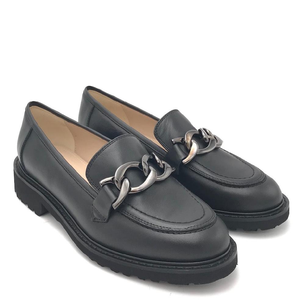 Zulian Calzature Mocassino Lina nero Offerta esclusiva