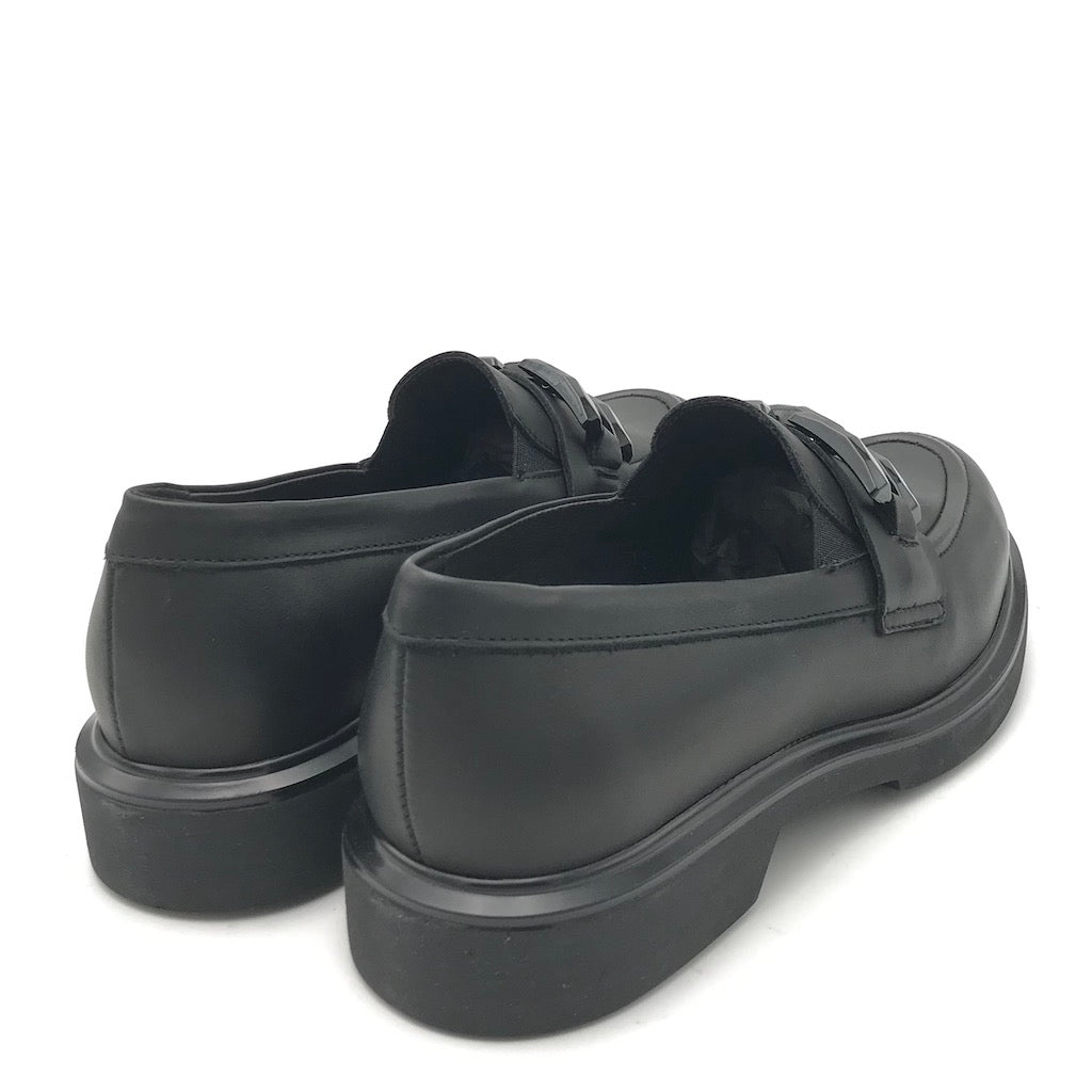 Zulian Calzature Mocassino in nappa nera Offerta per la Festa della Mamma