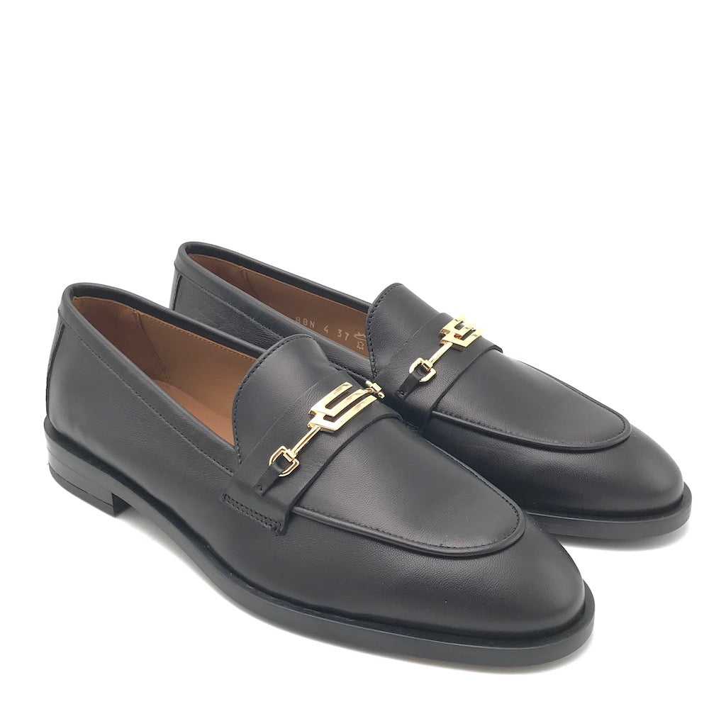 Zulian Calzature Mocassino in nappa nera Offerta Anniversario