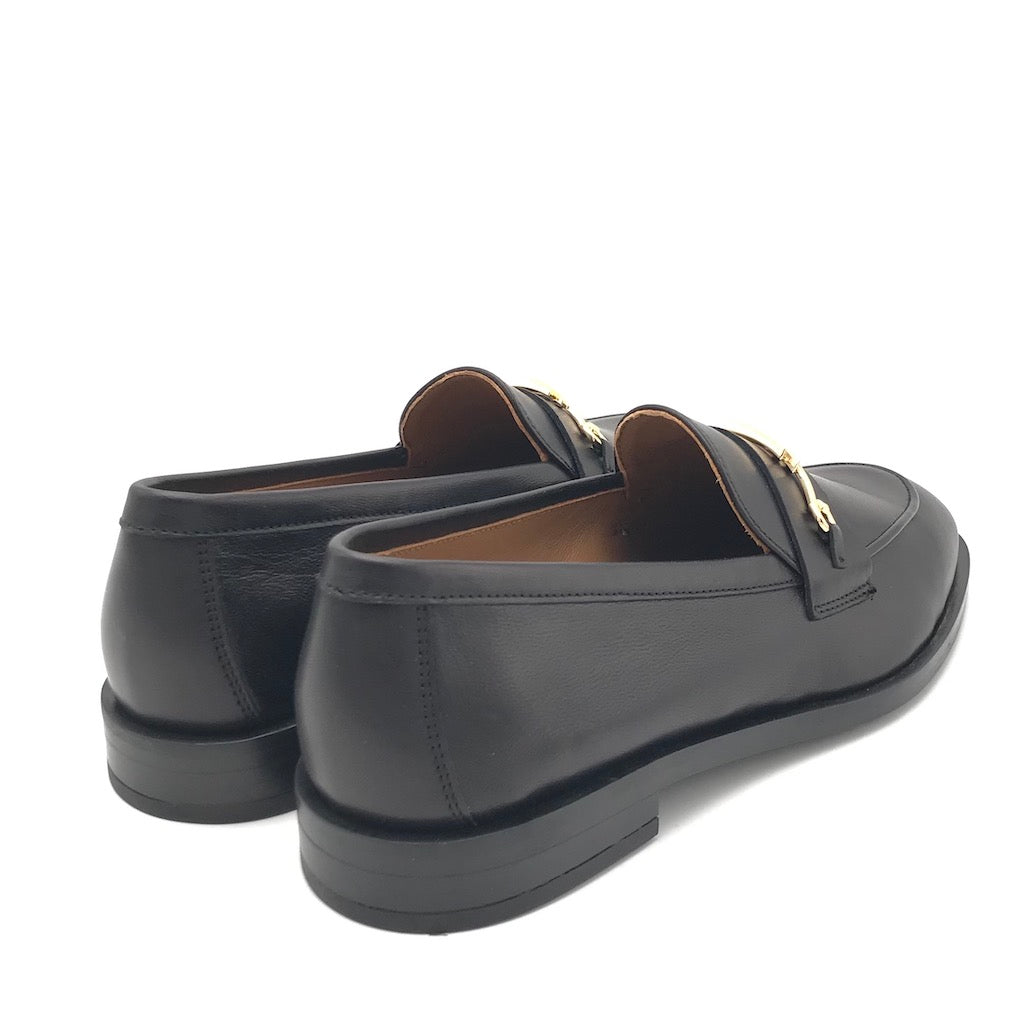 Zulian Calzature Mocassino in nappa nera Offerta Anniversario