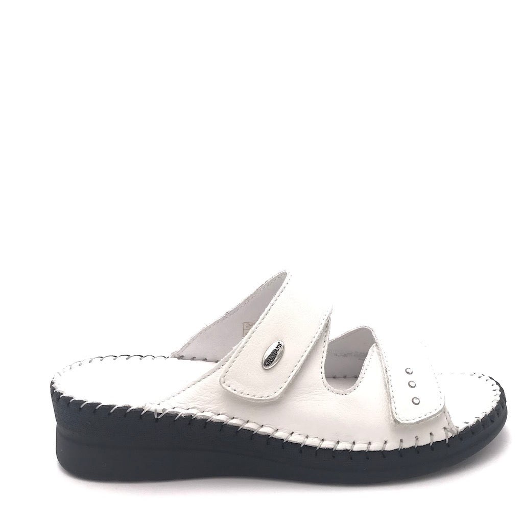 Zulian Calzature Ciabatta Baly bianca Latest fashion