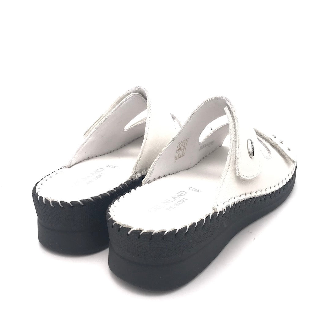 Zulian Calzature Ciabatta Baly bianca Latest fashion