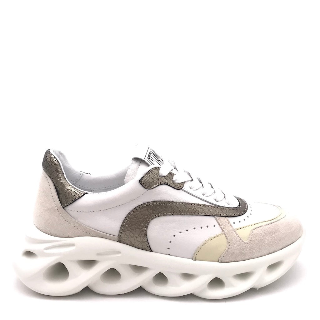 Zulian Calzature Sneakers running cocco-bianco Lightning offer
