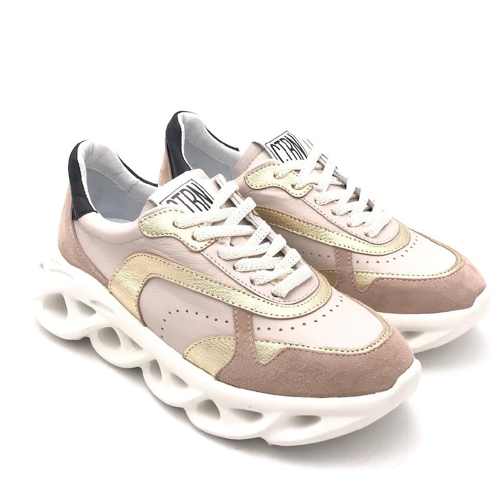 Zulian Calzature Sneakers running crepe-platino Grandi sconti