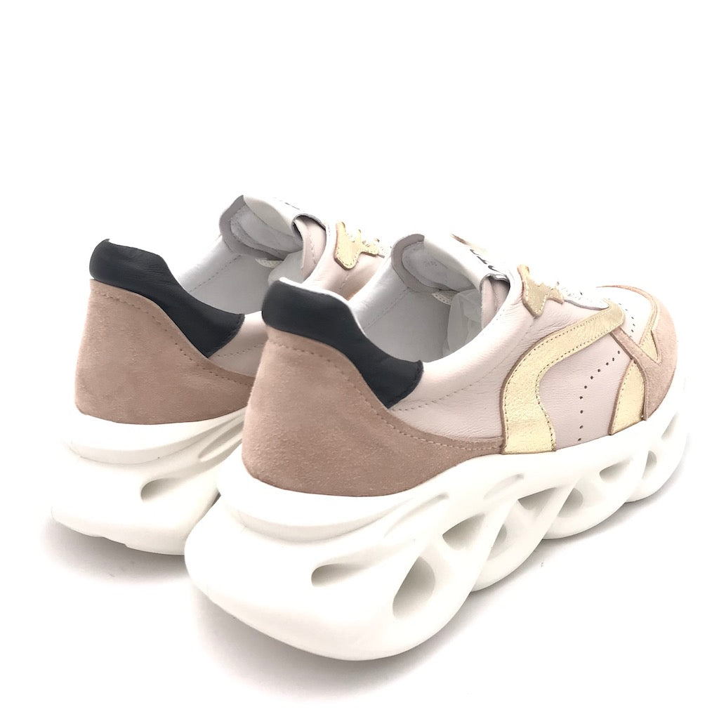 Zulian Calzature Sneakers running crepe-platino Grandi sconti