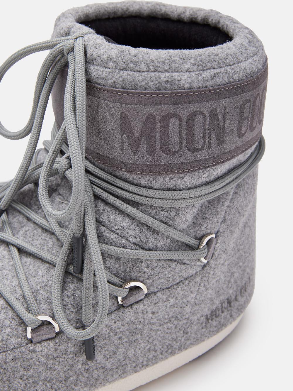 Moon Boot ICON LOW FELT GRIGIO Offerta speciale della fabbrica