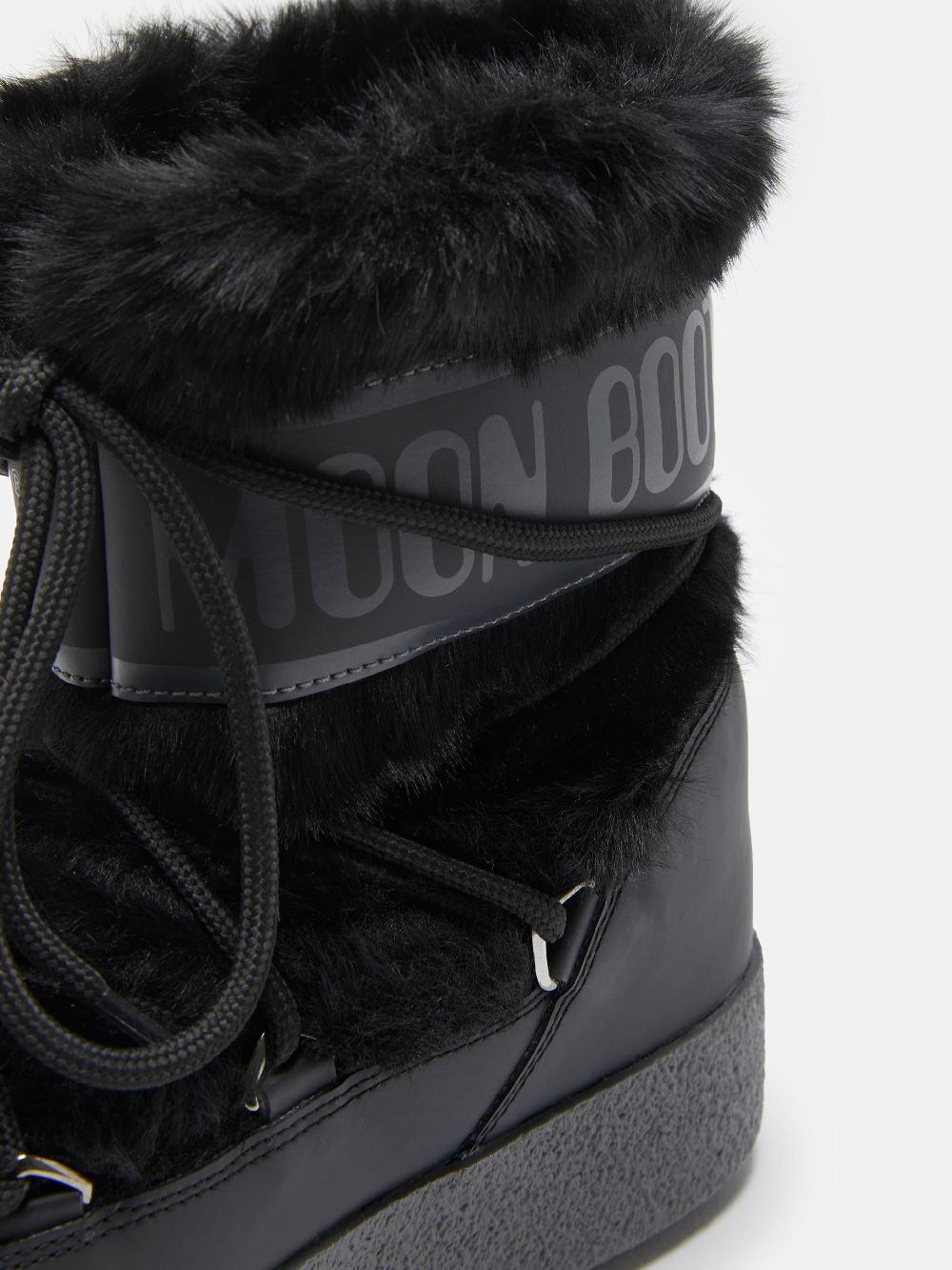 Moon Boot LTRACK LOW FAUX FUR NERO Soddisfazione Garantita