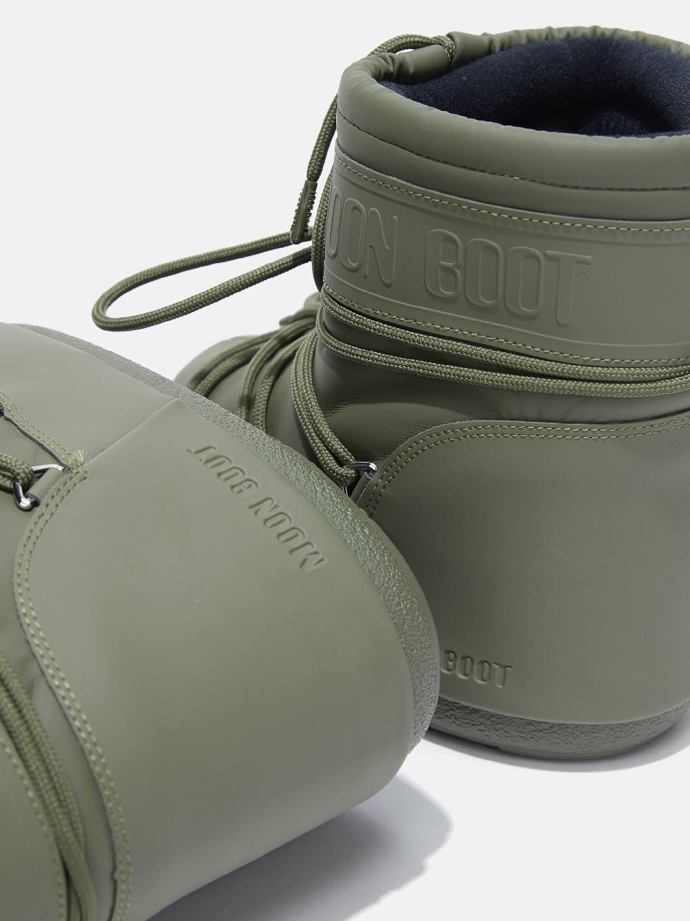 Moon Boot ICON LOW KAKI IN GOMMA Negozi Online