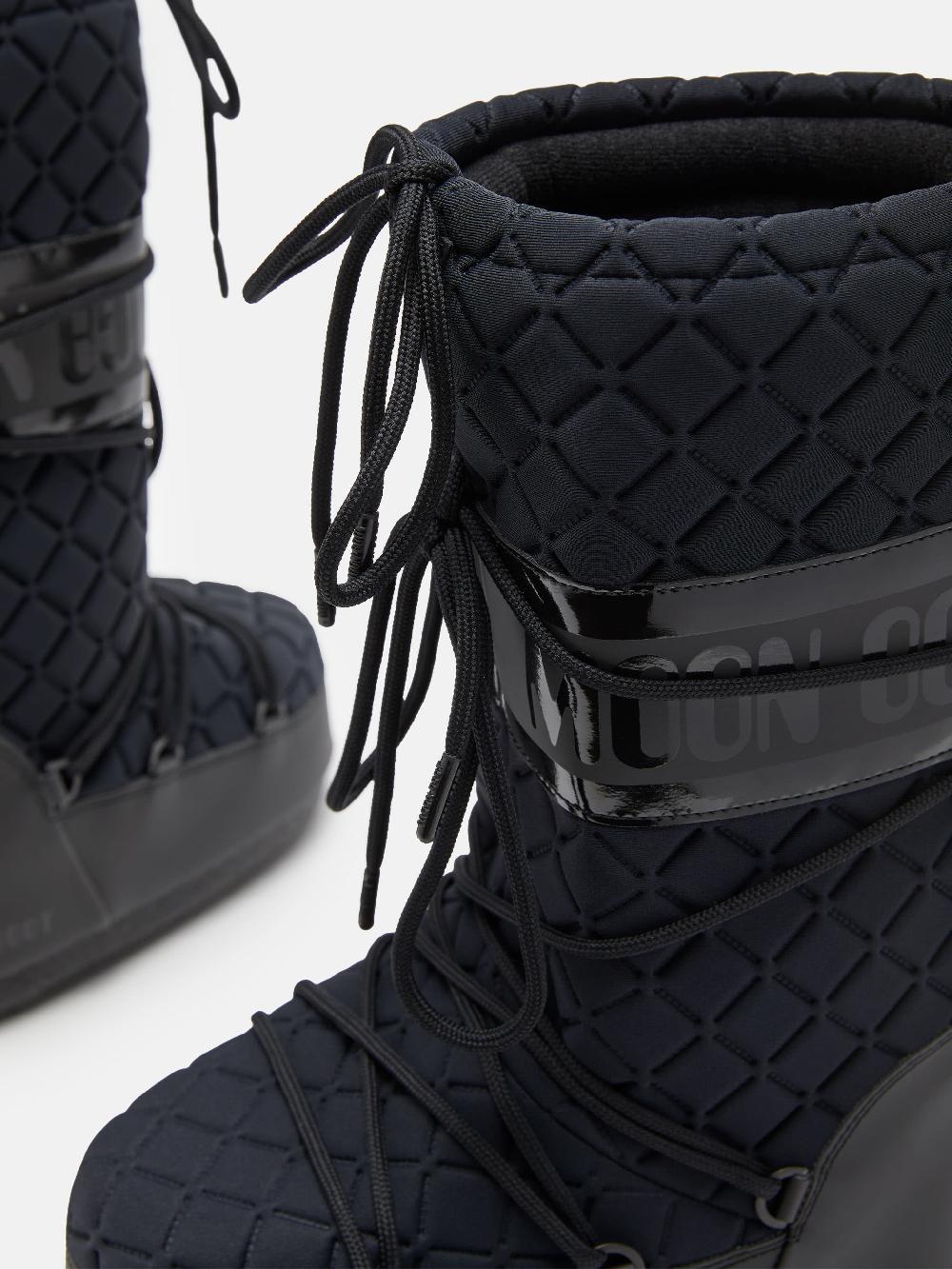 Moon Boot ICON QUILT NERO Acquista Ora