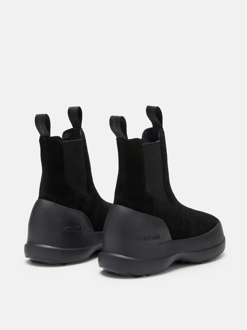 Moon Boot STIVALE LUNA CHELSEA NERO IN PELLE SCAMOSCIATA Offerta