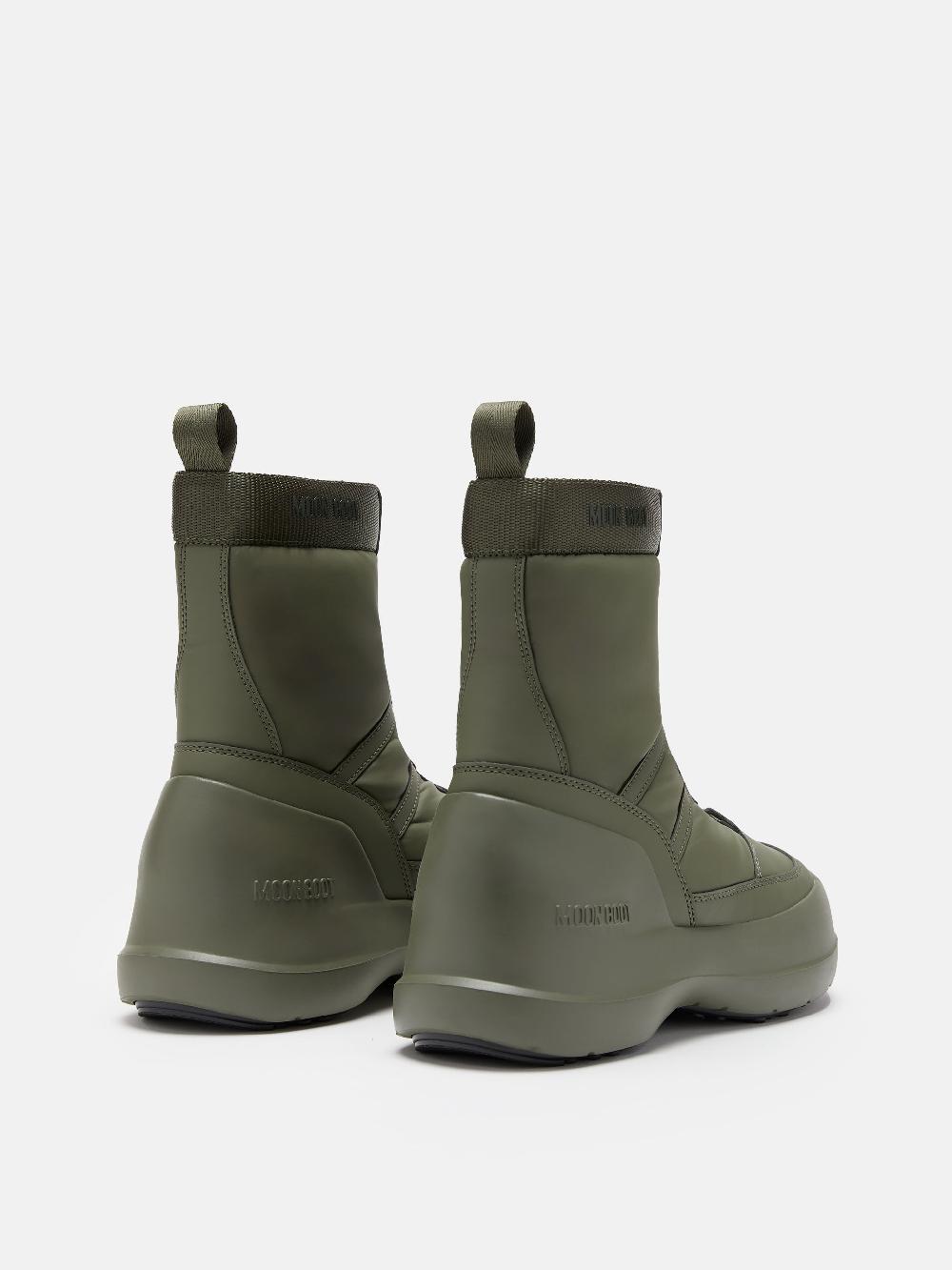 Moon Boot STIVALE LUNA KAKI CON ZIP Italia