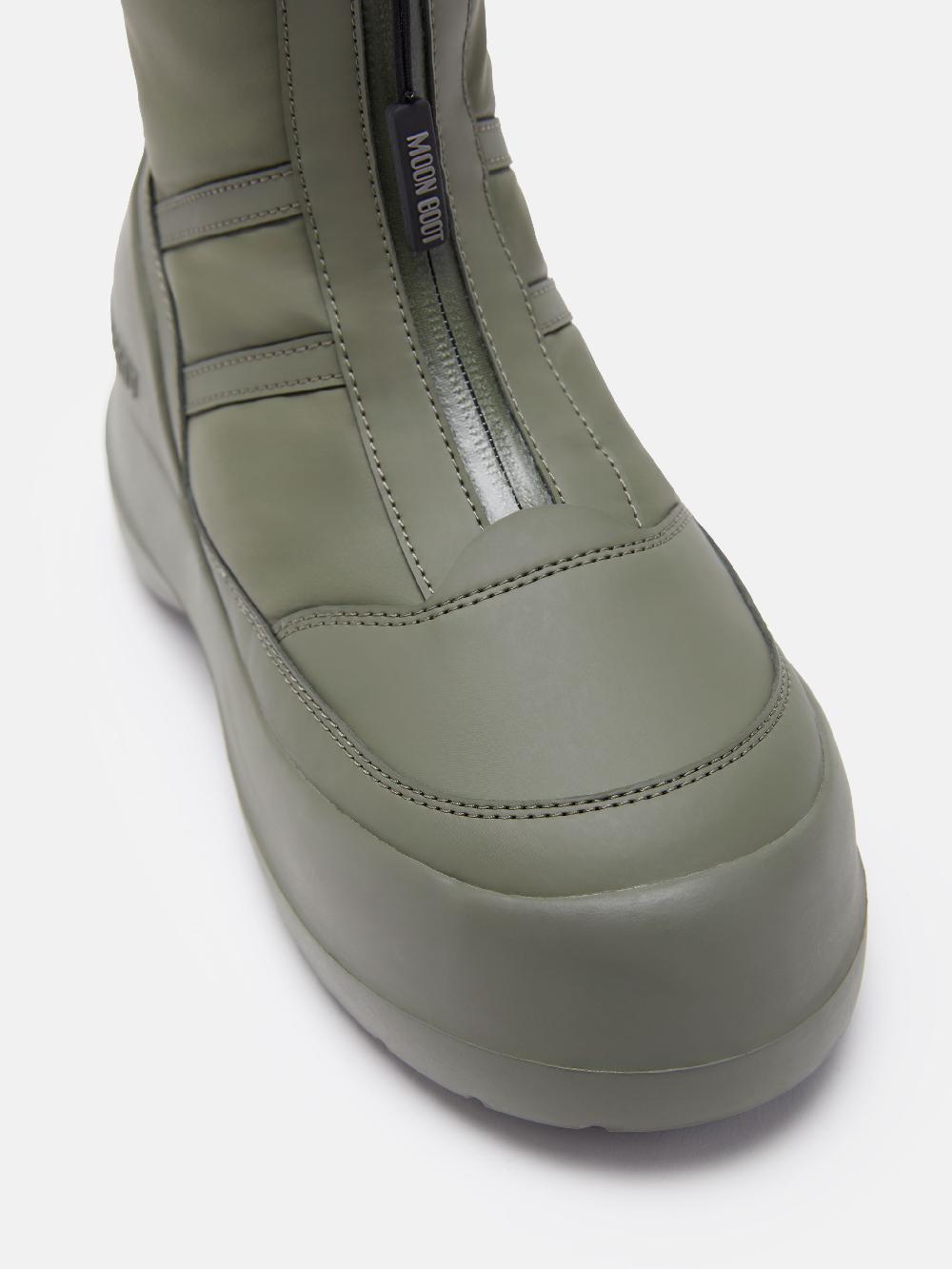 Moon Boot STIVALE LUNA KAKI CON ZIP Italia