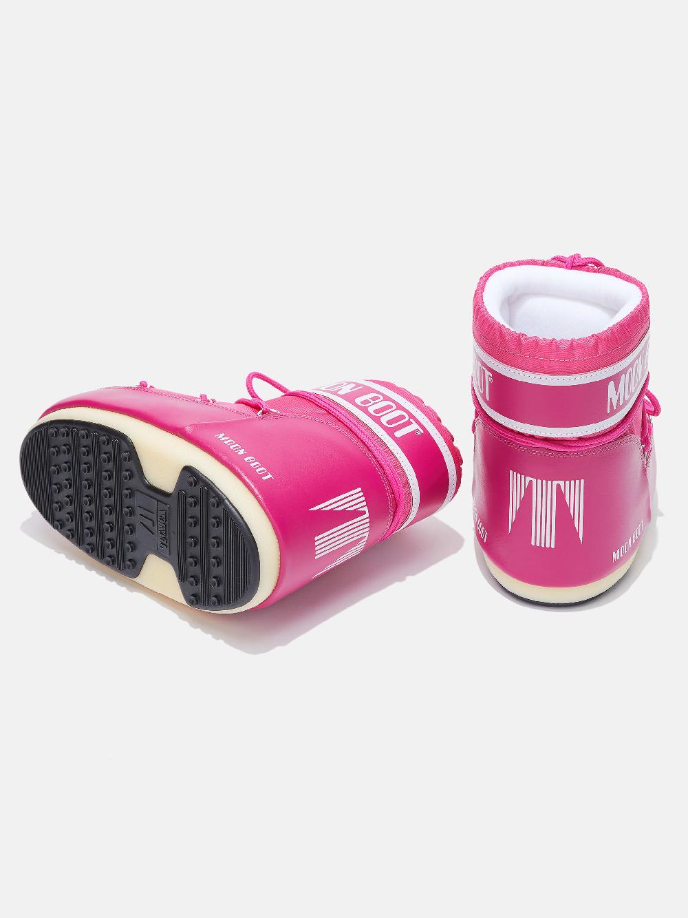Moon Boot ICON LOW FUCSIA IN NYLON In Linea