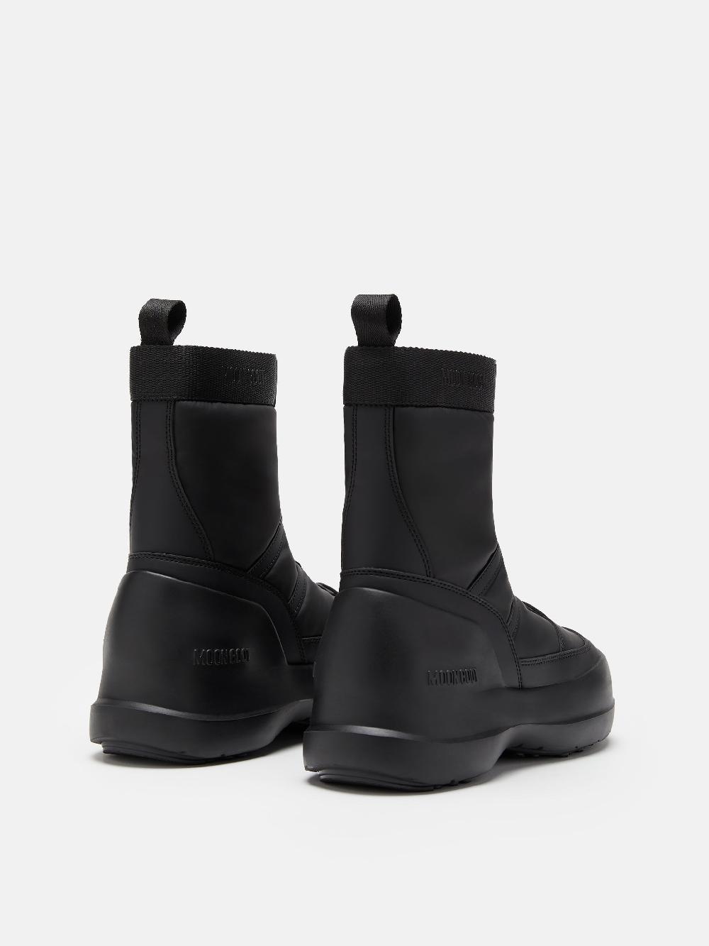 Moon Boot STIVALE LUNA NERO CON ZIP Spedizione Gratuita